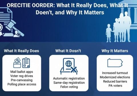Pennsylvania Voting Access Executive Order: What It Really Does, What It Doesn’t, and Why It Matters